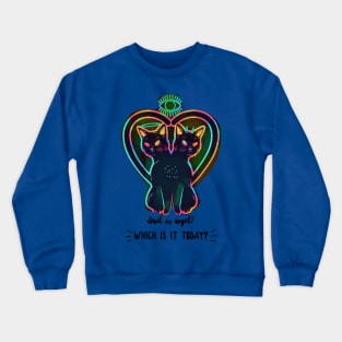 Devil or Angel, which is it today? Crewneck Sweatshirt